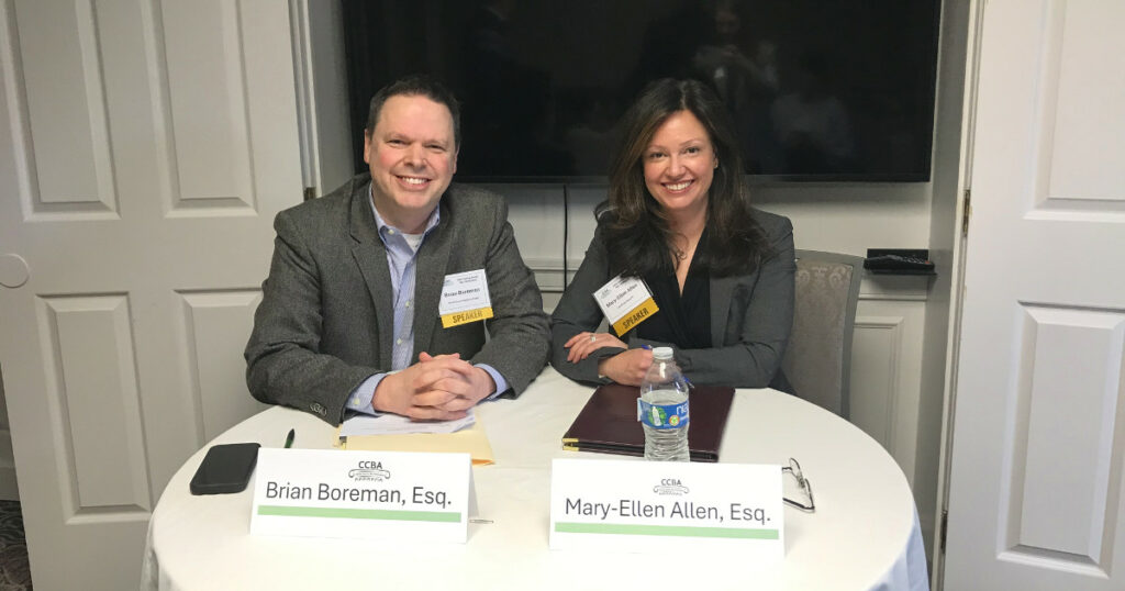 Attorney Brian Boreman Presents at the Chester County Bar Association’s ...
